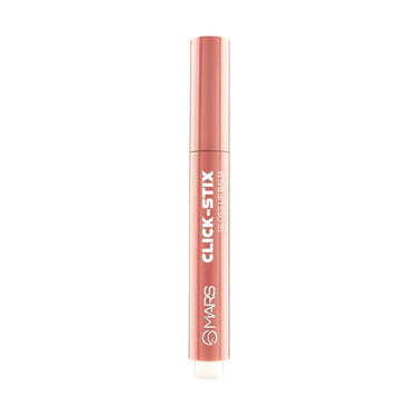 MARS Click Stix Gloss Lip Balm (2.0 gm) (07-GLAZED PEACH) | High Pigmented | Ultra-Glossy Finish | Non-Sticky | Hydration | Enriched with Cocoa Butter